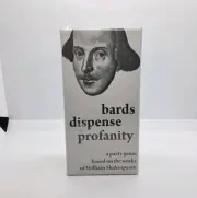 Bards Dispense Profanity: A Party Game Based On William Shakespeare SEALED NEW