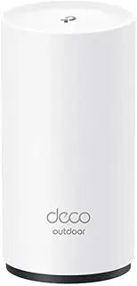 TP-Link Deco AX3000 Outdoor /Indoor Whole Home Mesh WiFi 6 Unit, Smart Home, Dual-Band, IP65, 160 MHz, Supports PoE/AC, Seamless AI-Driven Mesh, Covers Up to 230 Sqm (Deco X50-Outdoor(1-pack))