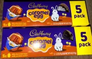 Cadbury ~ Caramel Eggs Easter 2-Boxes 10-Count 1.2 Ounces Each ~ Expires 08/2025