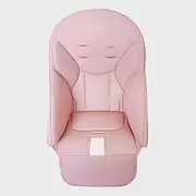 High Chair Cover Replacement for Baby, PU Leather Cushion Pad for Dining Chair, Universal Fit for High Chairs of Major Brands, Easy to Clean and Install, Multifunctional and Stylish (Pink)