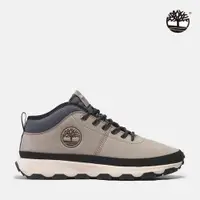 在飛比找ETMall東森購物網優惠-Timberland 男款淺灰褐色中筒休閒鞋|A6A4VEO