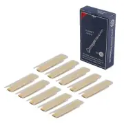 Premium Bb Clarinet Reeds Set of 10 Strength 11 5/22 5/33 5 for Beginners