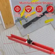 Profile Scribing Ruler Precise Contour Scribe Tool with Adjustable Pencil -·