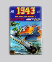 1943 - 2"x3" FRIDGE MAGNET (nintendo nes video game box art)