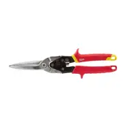 Milwaukee 48-22-4537 Long Cut Straight Aviation Snips, New