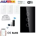 WiFi Switch Light Smart Home Touch RF Wall Panel 1/2/3 Gang For Alexa Google