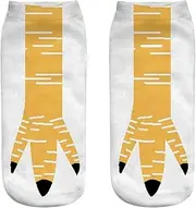 [STKARCV] 3D Printed Unisex Short Ankle Socks Soft And Comfortable