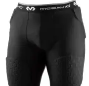 McDavid Padded Compression Shorts Tights Pads. Hip, Tailbone, Thigh Padding - 3X