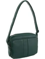 [Milleni] Leather Multi-Zip Cross-Body Bag in Zirkon