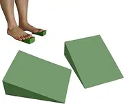 Squat Wedge Block - Non-Slip Squat Weight Lifting Wedges | Lightweight Portable Slant Board | Durable Yoga Block for Stability Training | Exercise Tool for Knees Over Toes Home Workout