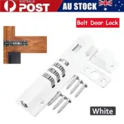 Safety Door Bolt Sliding Code Lock Combination Horizontal Door Bolt Lock
