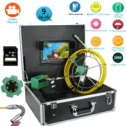 9" LCD DVR 1000TVL IP68 Waterproof Drain Pipe Sewer Inspection Camera System