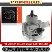 Power Steering Pump w/o Pulley for Nissan Quest Mercury Villager 1993-1998 3.0L (for: Nissan)