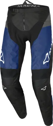 Macna Backyard-1 Motocross Pants, black-blue, Size 2XL for Men Black Blue