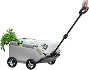 r Dog , Cat , Small Animal , Pet Transporter, Rolling Dog Carrier, Lightweight, Foldable Dog Trolley with 4 Wheels for Travel, Shopping, Walking and Playing