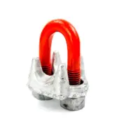 Columbus McKinnon M252 3/4" x 1-1/2" Galvanized Wire Rope U-Bolt Clip
