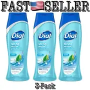 3-Pack Dial Hydrating Body Wash, Spring Water 16oz (473ml) Each