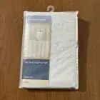 Home Essentials Tier & Valance Set Laser Cut White 2 Pieces KMart