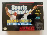 Sports Illustrated Championship Football & Baseball Super Nintendo SNES New OOP