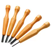 WILLBOND 5 Pcs Linocut Carving Tools Set Linoleum Hand Carving Tools Wood Car...