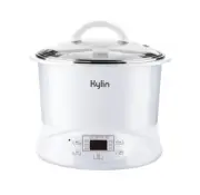 Kylin Electric Slow Cooker Stainless Steel Ceramic Pot Steamer 2.2L With 3