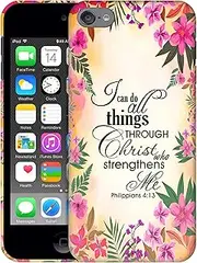 SM Cases iPod Touch 7 Case, iPod Touch 6 Case, iPod Touch 5 Case - I Can Do All Design 3D Printed Phone Back Hard Plastic Cover Case for iPod Touch 7/6 / 5.
