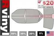 Rtint Precut Window Tint Kit for Jaguar XJ-Type 1995-1997 Tinting Films (for: Jaguar)
