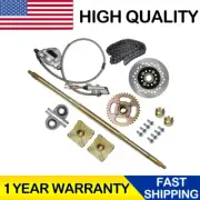 815mm Rear Axle Kit + Brake Assembly + Sprocket Hub For Go Kart ATV Drift Trike