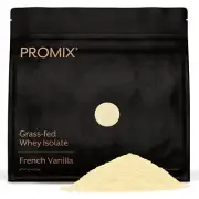 Promix Whey Protein Isolate Powder Vanilla - 2.5lb Bulk - Grass-Fed & 100% Al...