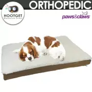 [2 Size] Orthopedic Pet Dog Bed Memory Foam Mattress Mat Soft Sherpa Non Slip
