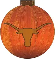 NCAA Texas Longhorns Unisex University of Texas 12 in. Halloween Pumpkin Sign, Team Color, 12 inch