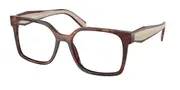 Prada PR B03VF Asian Fit 07R1O1 Men's Glasses Tortoiseshell Size 56 - Private Health Rebate - Blue Light Block Available