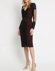 Sass & Bide - Womens Puzzle Me This Midi Dress - Size 4 AUS/0 US - Lace $590