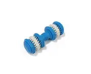 Teething Chew Puzzle Dumbbell Fetch Food Massage Grinding Toy - BLUE