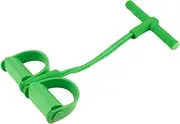 Pedal Exerciser Multi Function Tension Rope Strong Fitness Resistance Bands Latex Pedal Women Men Sit Up Pull Ropes Yoga Fitness Equipment Foot Pedal Exerciser (Size : Green)
