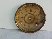 OLD ANTIQUE SETH THOMAS ADAMANTINE MANTLE SHELF CLOCK DIAL BEZEL PARTS