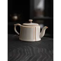 在飛比找ETMall東森購物網優惠-汝窯茶壺高檔泡紅茶壺家用可養開片單壺陶瓷功夫茶具帶過濾泡茶器