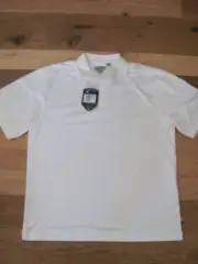 Callaway Golf DrySport UV15+ Moisture Wicking Anti-Microbial White Shirt Men XL