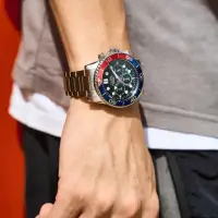 在飛比找momo購物網優惠-【ALBA】雅柏 潛水造型三眼計時手錶-45mm(AT3J3