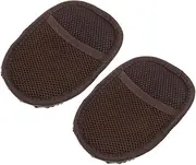 minkissy 2pcs Plush Polishing Gloves for Shoe Care Soft Faux Buffing Cloth for PU Sneakers Versatile for Shoes and Car Interiors Shine Protection Maintenance