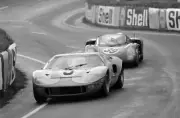 Pedro Rodriguez Lucien Bianchi Ford GT40 Le Mans 1968 Old Motor Racing Photo 6