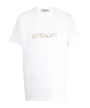 Neon Lights print T-shirt M white