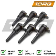 Torq 6X FOR JAGUAR DAIMLER XJ XJ300 XJSC 3.2 4.0 1994-1997 PENCIL IGNITION COIL