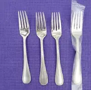 New! 4-Oneida Achievement ARDMORE Satin 18/8 Stainless SALAD FORKS 7 1/4"