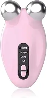 Microcurrent Facial Device, Lift the Face and Tighten the Skin, USB Mini Microcurrent Face Lift Skin Tightening,Pink