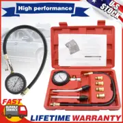 Small Engine Cylinder Compression Gauge Tester Kit Gas Diagnostic Test Tool Set
