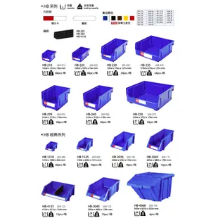 【樹德】HB-2045 {12個} 耐衝擊 分類置物盒 置物盒 分類箱 零件 收納 工具收納 零件分類 五金 分類盒