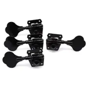 3L1R Black Vintage Open Style 4-strings Bass Tuning Pegs Tuners Machines Heads