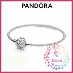 DORA SHOP❤ PANDORA潘朵拉 MOMENTS 亮色雪花網眼手鍊 情侶 禮物598616C01