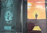 Star Wars Trilogy 2020 Poster Prints By Florey Matching Set #63/225 Jedi Empire